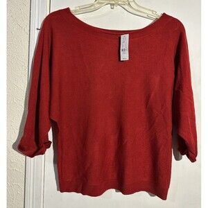 Soho New York & Co. Red High-Low or Layered Sweater Size XS
